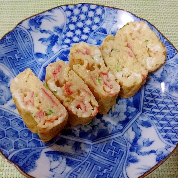 カニかまと万能葱の卵焼き